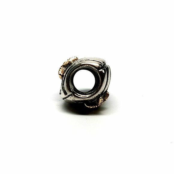 Pandora Sterling Silver/14K Gold Sea Shell Bead - Picture 4 of 6